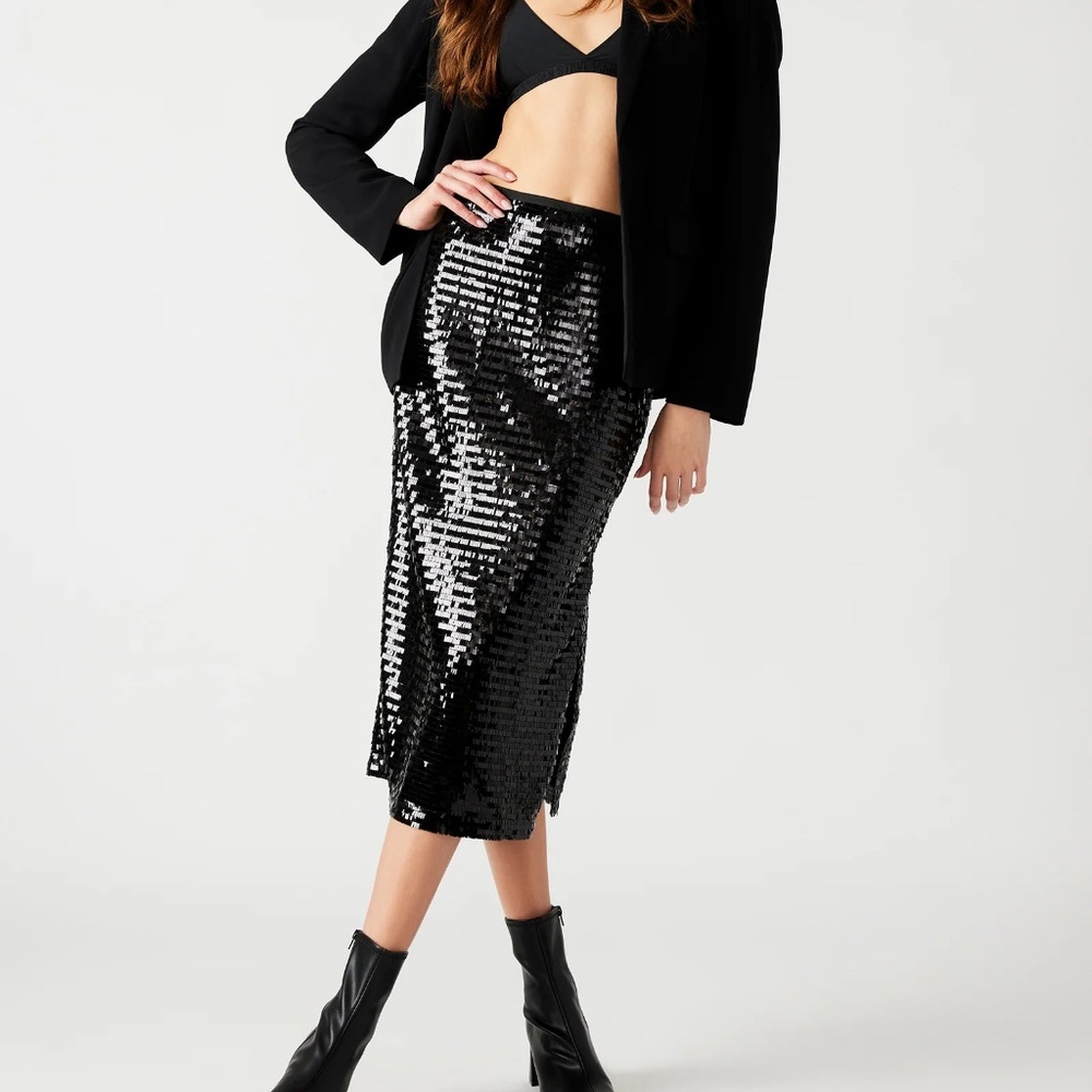 Steve Madden Dinah Midi Skirt NWT